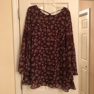 Maroon tunic dress/shirt